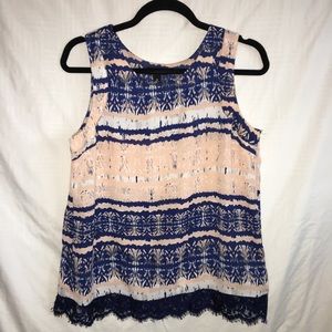 a.n.a Polyester Women’s Sleeveless Dress Shirt